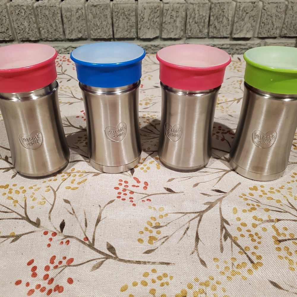 2 Parents Choice 360 sippy cups